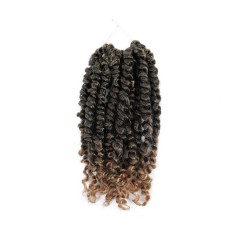 Extension de cheveux synthétique bouclés pour femmes 10 pouces