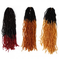 Mèche tresse en fibre de basse température 18 pouces cheveux crochet