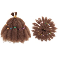 Mèche crépu en fibre de haute température 12 pouces