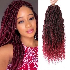 Extensions de cheveux  synthétique pour femme 20 pouces cheveux tressés