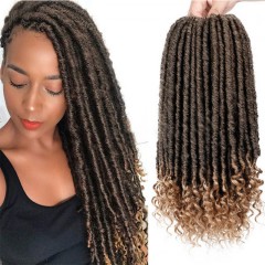 Extensions de cheveux  synthétique pour femme 20 pouces faux locs