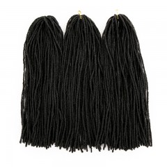 Mèches pour femme cheveux noir 18 pouces