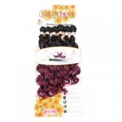 Extension de cheveux en fibre haute température cheveux bouclés 20 pouces