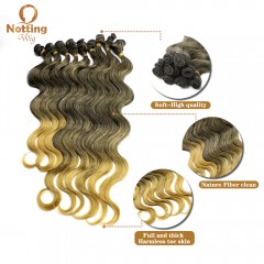 Mèches synthétiques cheveux longs bouclés doux Deep Wave pour tressage