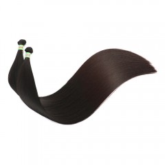Mèche de 28 pouces aux cheveux raides en  fibres synthétiques pour femmes
