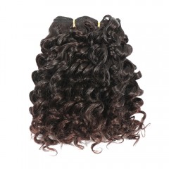 Extension de cheveux synthétique bouclés de 16 pouces