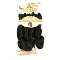 Extension de cheveux en fibre synthétique cheveux ondulés