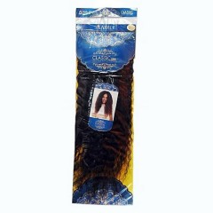 Mèches marron vague profonde cheveux longs 22 pouces en fibre synthétique de haute qualité
