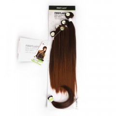 Mèches synthétiques lot de 4 pièces cheveux lisses de différentes longueurs