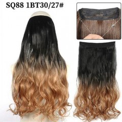 Extensions pour cheveux blonds  en fibre synthétique 22 pouces facile à installer
