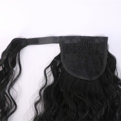 Perruque - Postiche  en fibre  synthétique au  cheveux ondulée de 24 pouces avec cordon de serrage