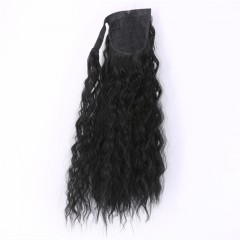 Perruque - Postiche  en fibre  synthétique au  cheveux ondulée de 24 pouces avec cordon de serrage