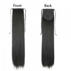 Mèches cheveux raides en fibre sythétique 24 pouces avec sangles