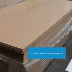 Panneau en bois MDF mélamine