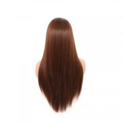 Perruque douce et lisse de 26 pouces aux cheveux  en fibre de haute qualité résistante à la chaleur