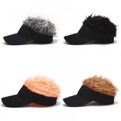 Perruque casquette de golf  pour homme aux cheveux court  de 4 pouces