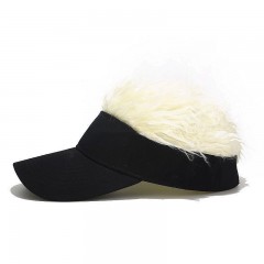 Perruque casquette de golf  pour homme aux cheveux court  de 4 pouces