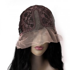 Perruque à fibre synthétique résistant à la chaleur aux cheveux ondulés  14 pouces-26 pouces