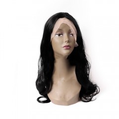 Perruque à fibre synthétique résistant à la chaleur aux cheveux ondulés  14 pouces-26 pouces