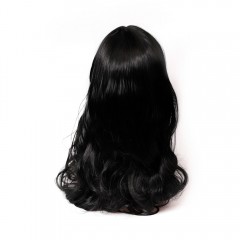Perruque à fibre synthétique résistant à la chaleur aux cheveux ondulés  14 pouces-26 pouces