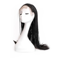 Perruque synthétique 24 pouces aux cheveux long et lisses  résistant à la chaleur