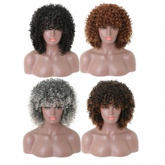 Perruque synthétique 16 pouces bouclés bouclés