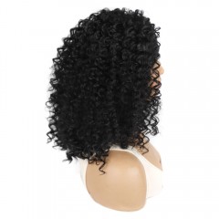 Perruque synthétique de 19 pouces aux cheveux bouclés résistant à la chaleur