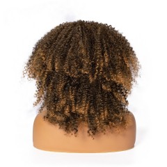 Perruque bandeau 18 pouces cheveux synthétiques frisés