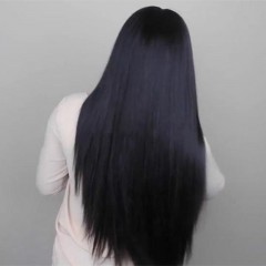 Perruque sans dentelle aux cheveux longs lisses  épais et souples