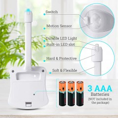 Toilette  WC smart  avec LED et veilleuse à detection de chaleur  humaine