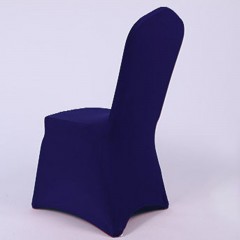 Housse de chaise en fibre de polyester extensible multicolore