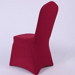 Housse de chaise en fibre de polyester extensible multicolore