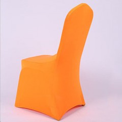 Housse de chaise en fibre de polyester extensible multicolore