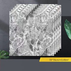 Papier adhésif pour les murs en 3D étanche et respectueux de l'environnement