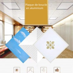 Plafond plafonnier en aluminium magnésium 0.65MM étanche et résistant à l'humidité