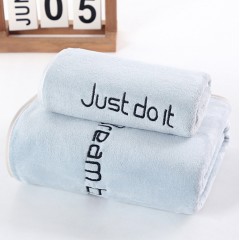 Ensemble de serviettes 2 serviettes visage + 1 serviette de bain douce et absorbante