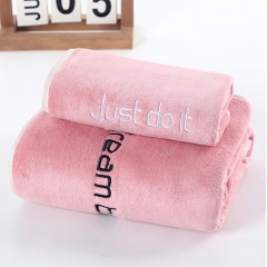 Ensemble de serviettes 2 serviettes visage + 1 serviette de bain douce et absorbante
