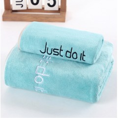Ensemble de serviettes 2 serviettes visage + 1 serviette de bain douce et absorbante