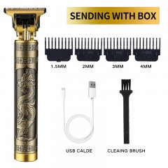 Longyan T9 tondeuse à cheveux sculptée tête en alliage de titane