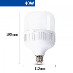 Ampoule LED lot de 2pcs E27 plastique économie d'énergie 30W/40W