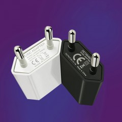 HENGYE Chargeur USB pour téléphone portable Standard Européen/Américain