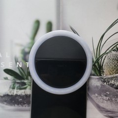 Selfie Lumière de remplissage pour téléphone portable LED anneau lumineux avec Clip élastique