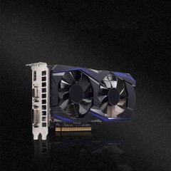 Carte graphique pour PC de bureau 4GB Double ventilateur à température contrôlée