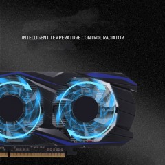 Carte graphique pour PC de bureau 4GB Double ventilateur à température contrôlée
