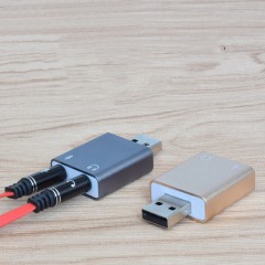 PROFESSIONER USB 7.1 carte son externe en alliage d'aluminium
