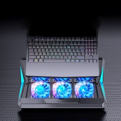 Support pour laptop avec pliable élévateur avec radiateur  de refroidissement