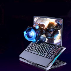 Support pour laptop avec pliable élévateur avec radiateur  de refroidissement