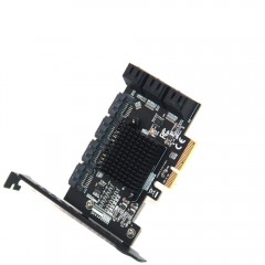 Carte d'extension WBTUO PCIE vers SATA 3.0 10 ports