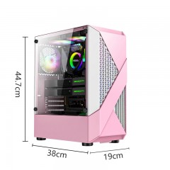 EVESKY Unité centrale PC Gaming ATX USB3.0/2.0  Transparent