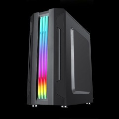 EVESKY Unité centrale de l'ordinateur de bureau Gaming ATX USB3.0 RGB lumières